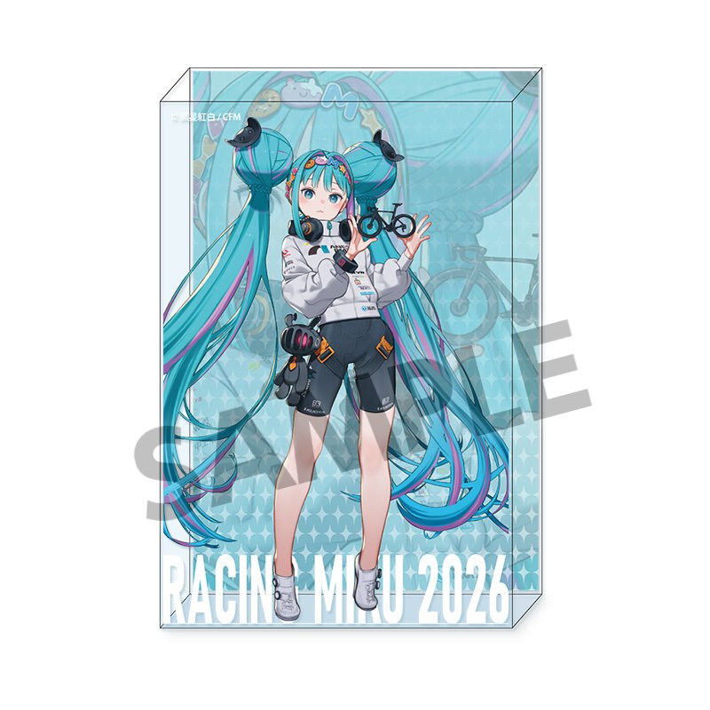 Racing Miku 2026 Acrylic Block - Tokyo Otaku Mode (TOM)