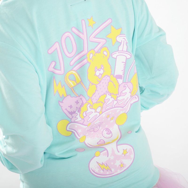 Listen Flavor Twinkle Bear Fleece-Lined Zip-up Hoodie: Listen