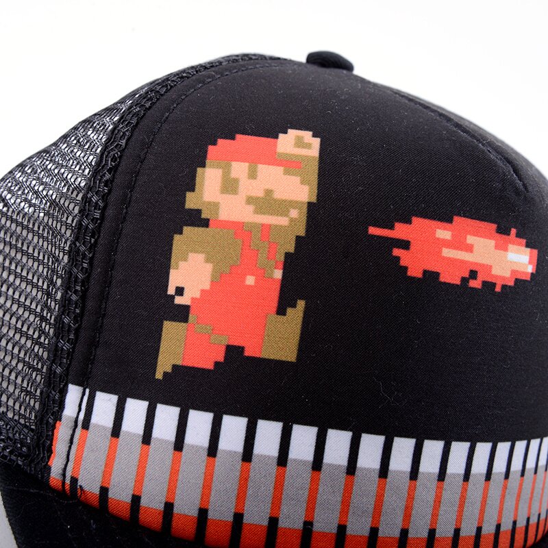 Nintendo Super Mario Bros. Black Trucker Cap: Nintendo - Tokyo Otaku Mode  (TOM)