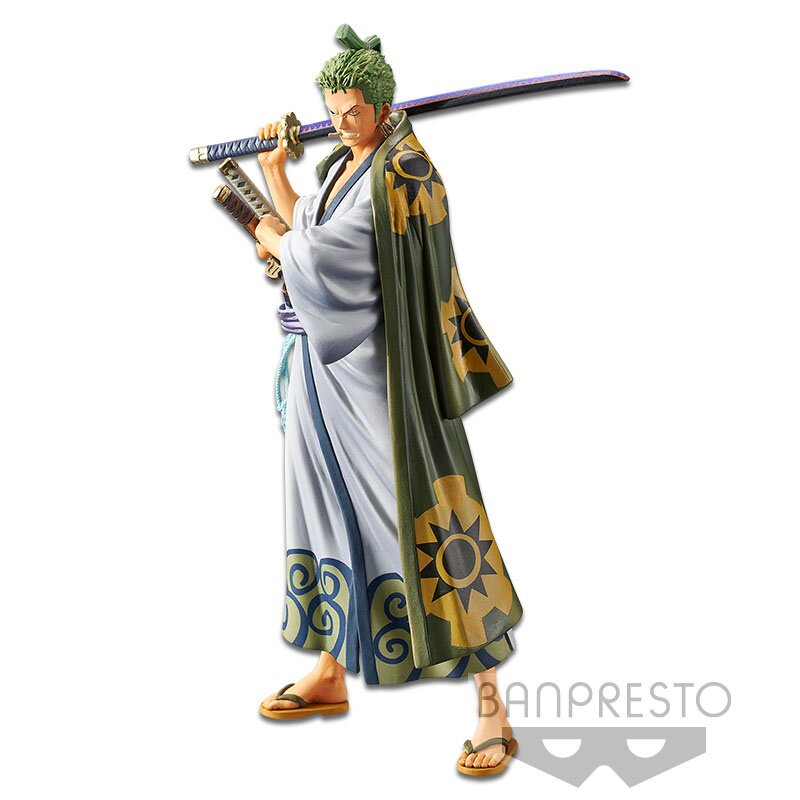 Figure One Piece Dxf The Grand Line Men - Wanokuni Vol. 2 Roronoa Zoro,  Bandai Banpresto