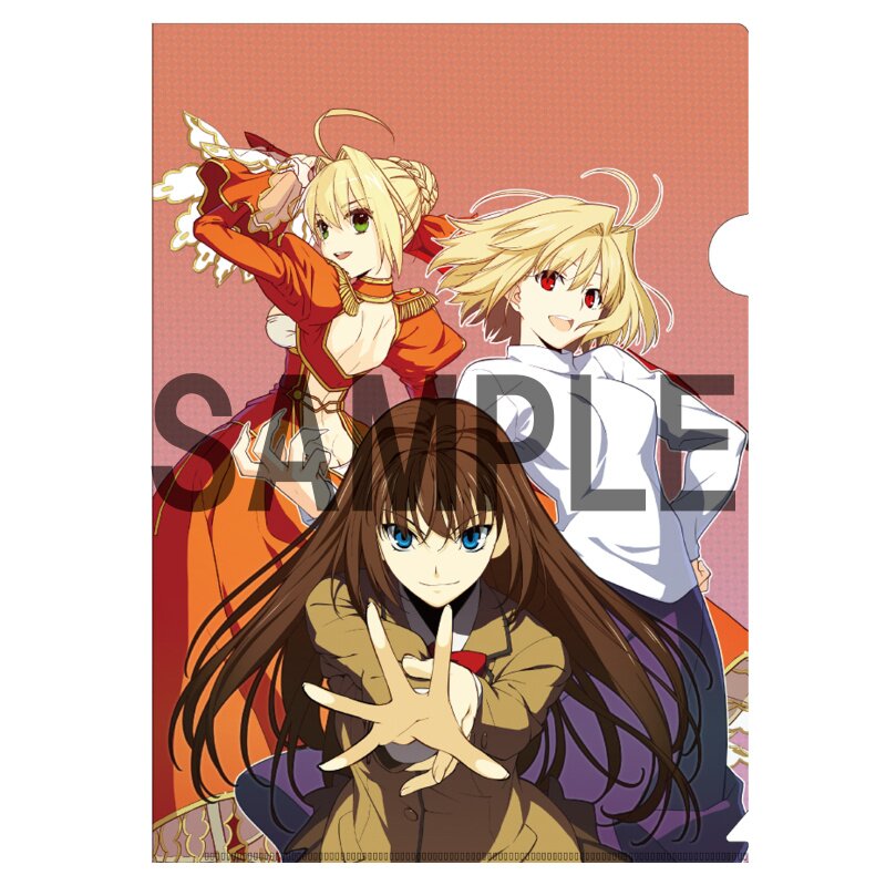 TYPE-MOON Ace Cover Illustration Clear File Folder Set - Tokyo