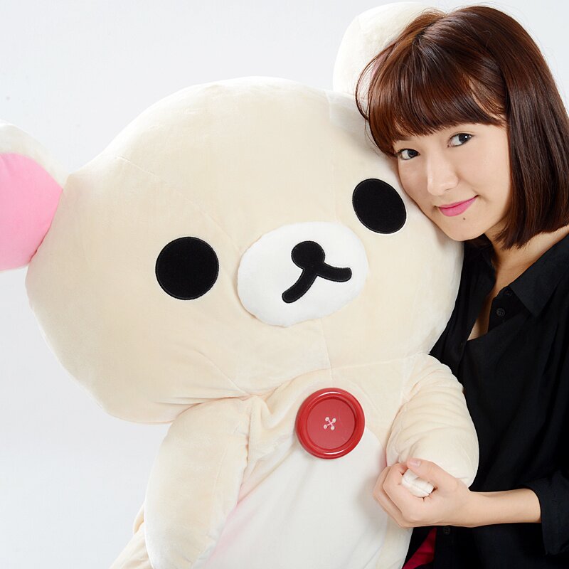 GIANT Korilakkuma plush super soft big rilakkuma XL large size buy new blush