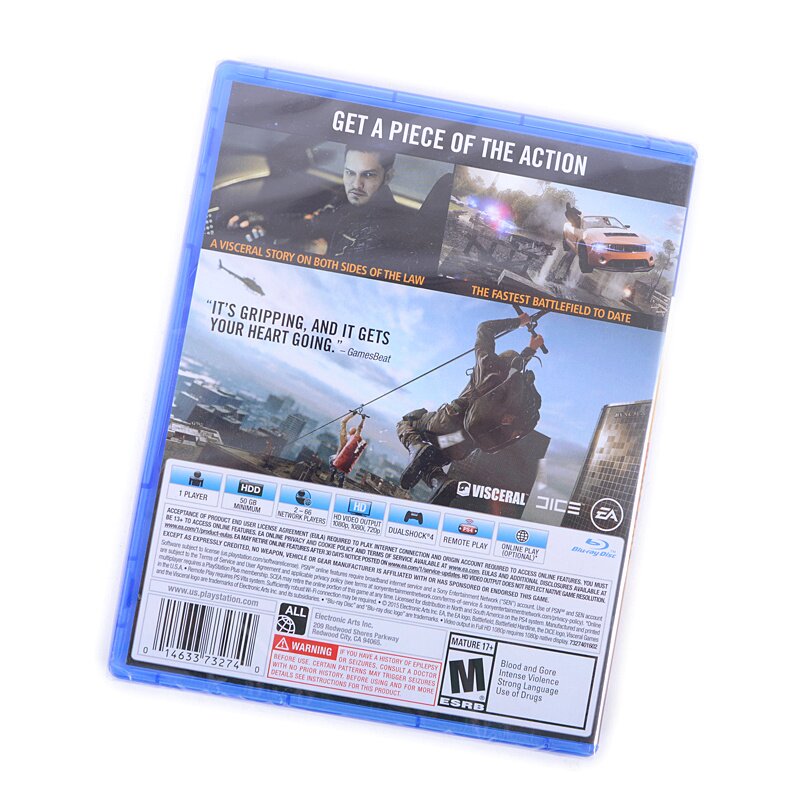 Battlefield 4 PS4 Back cover