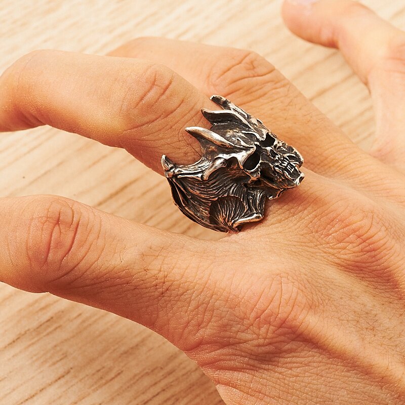 Devilman Silver Ring