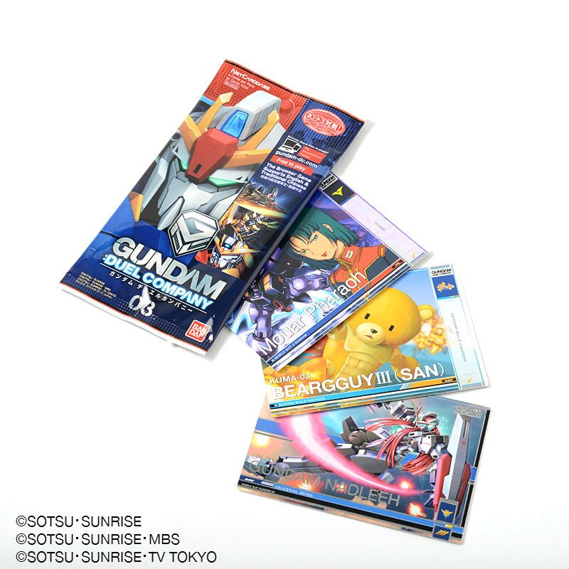 GUNDAM: DUEL COMPANY Trading Cards Vol. 3: Bandai - Tokyo