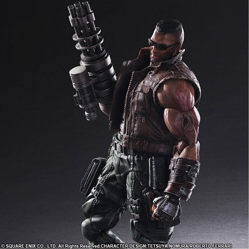 Outlet] Play Arts Final Fantasy 7 Remake: Barret Action Figure