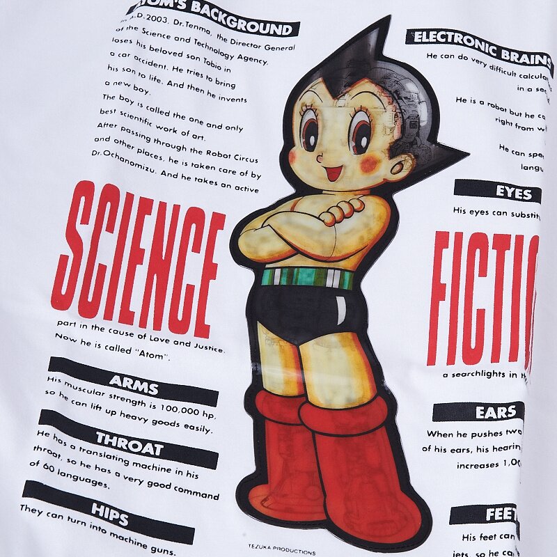 Astro Boy 3D T-Shirt Picture changes (S size) Tezuka Production Official  yellow