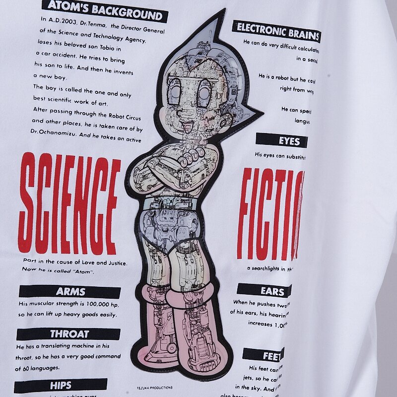 Schematic Astro Boy T-Shirt: Mens Astro Boy T-Shirt