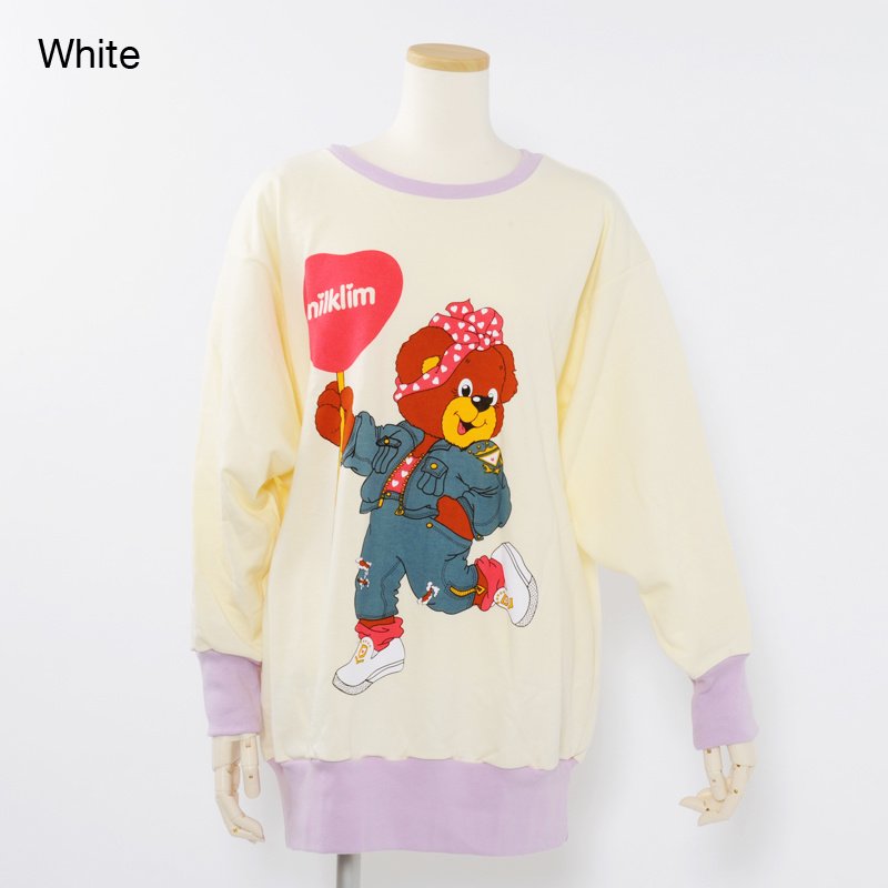 milklim ミルクリーム 希少 くま ルームウェア milklim Balloon Bear Big Sweater - Tokyo Otaku Mode (TOM)