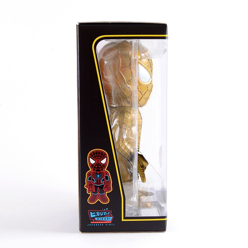 Pop Vinyl Gold Chrome Spiderman Pop Hikari Premium Japanese Vinyl
