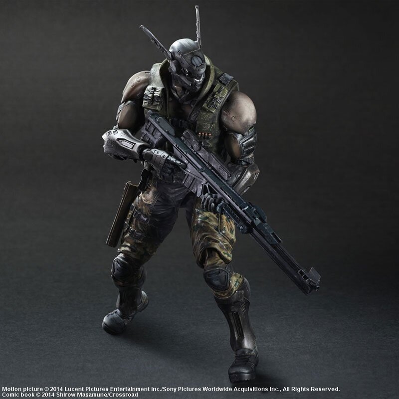 Amazon.com: Appleseed Alpha Briareos Play Arts Kai Action
