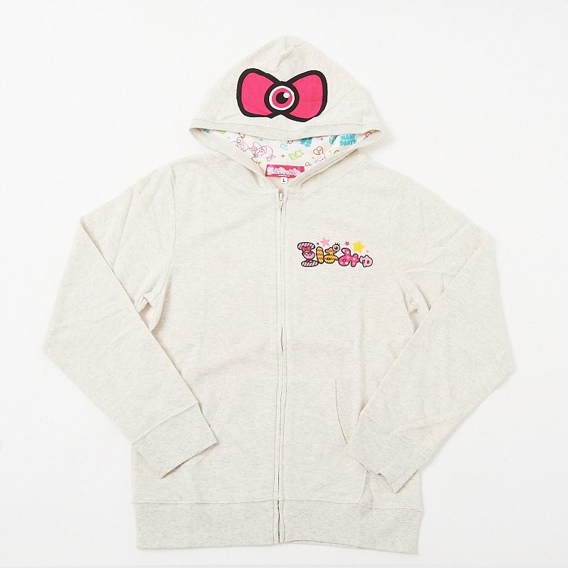 Mameshi-Pamyu-Pamyu Solo Zip Hoodie (Oatmeal): Kyary Pamyu Pamyu