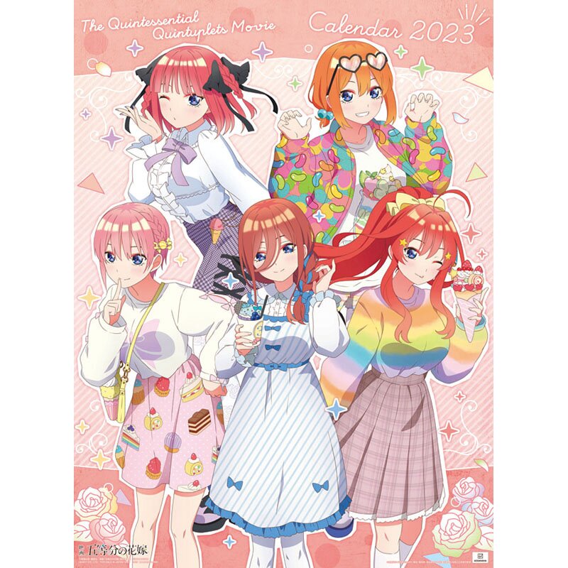 The Quintessential Quintuplets Movie 2023 Calendar A