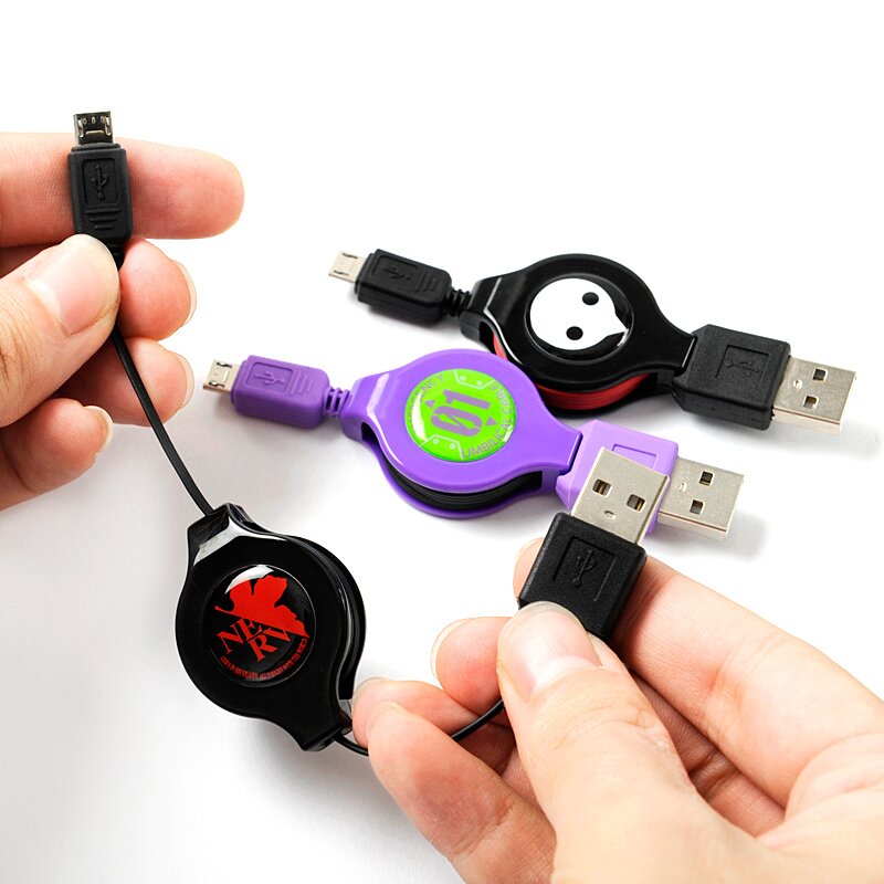 Evangelion Retractable MicroUSB Cable - Tokyo Otaku Mode (TOM)
