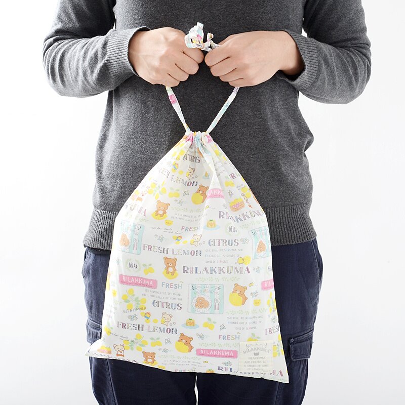 rilakkuma drawstring bag