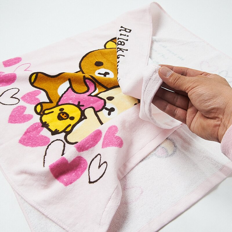 Rilakkuma Full of Hearts Bath Towel SanX Tokyo Otaku Mode (TOM)