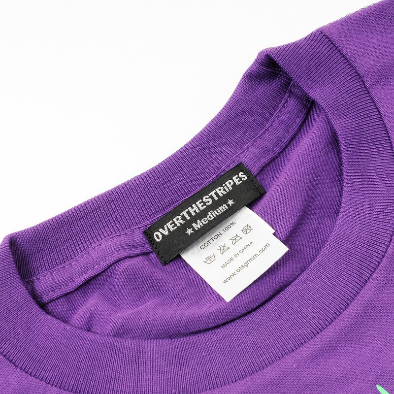 Evangelion x Over the Stripes Eva-01 Guns T-Shirt (Purple & Green Ver.)