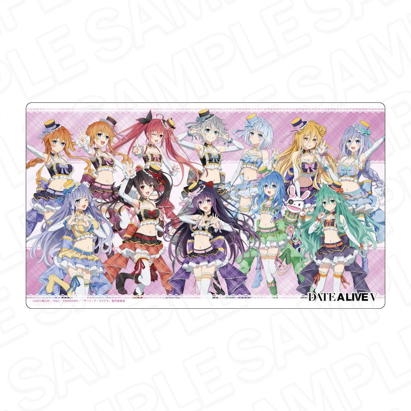 Date A Live V Rubber Desk Mat 12th Anniversary Idol Ver. - Tokyo