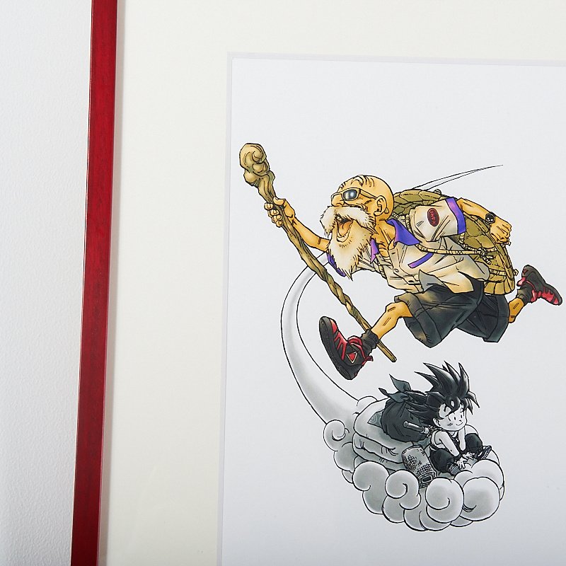 Akira Toriyama Reproduction Art Print - Dragon Ball: The Complete