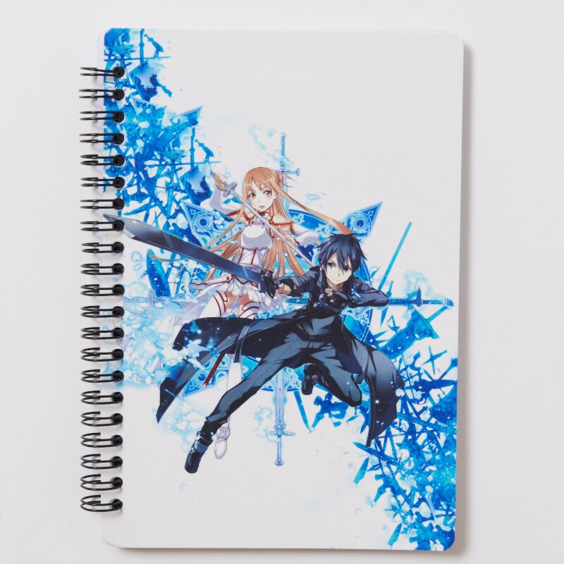 Caderneta Capa Dura Anime Sword Art Online SAO Kirito - Cogumelo Corp -  Caderno de Anotações / Caderneta / Moleskine - Magazine Luiza