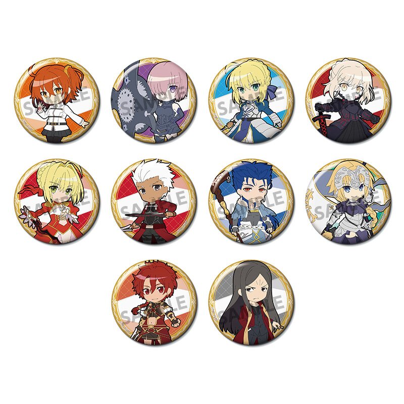 Pikuriru! Fate/Grand Order Trading Can Badge Complete Box Set Vol