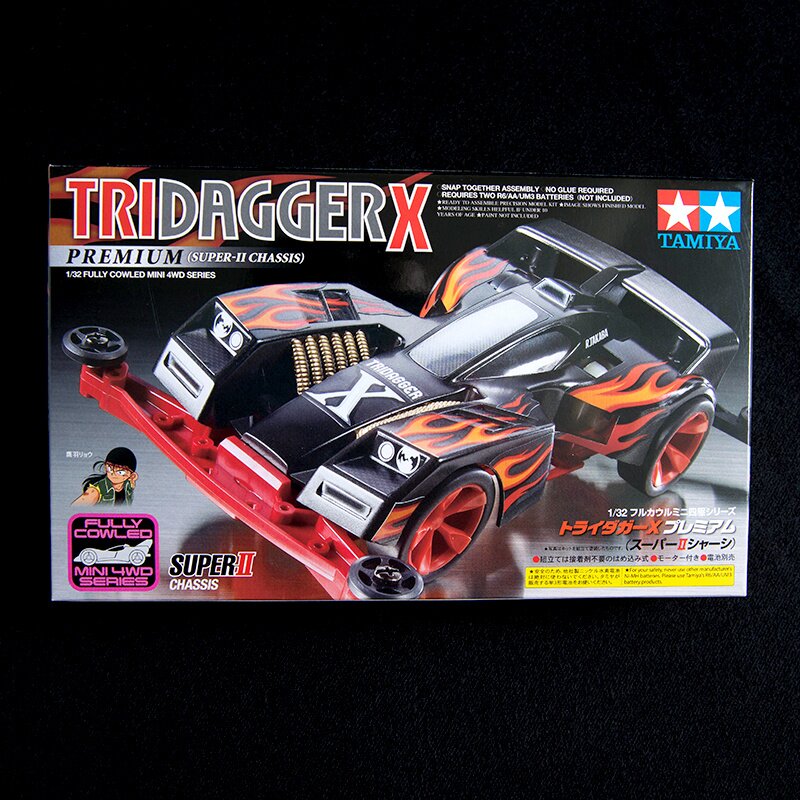 d*2様 【未開封】 タイガーテイルズ「YOUNG AND CRAZY」 JR Tridagger X Premium (Super-II Chassis) Super Mini 4WD Model Kit