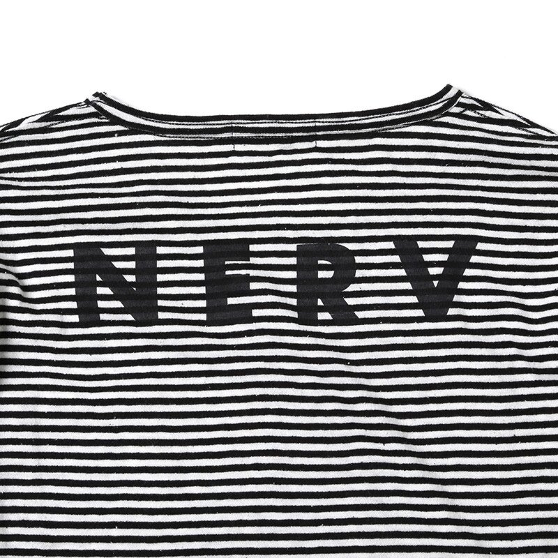 Exchange NERV Border Cutsew Shirt (Black x Red)