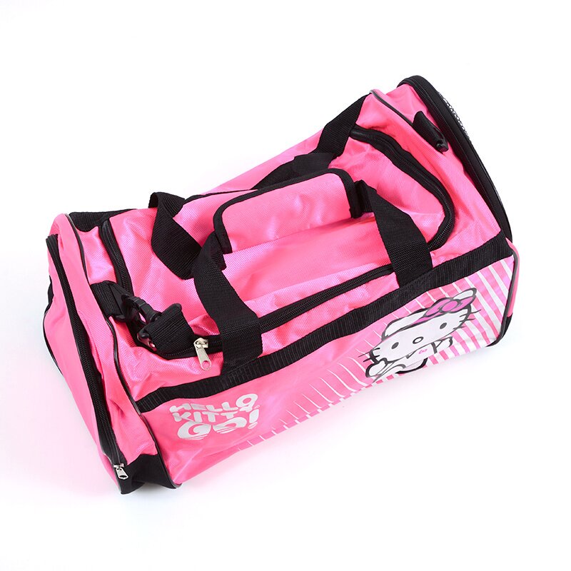 Hello Kitty Medium Duffel Bag Basics Lightweight Durable Sports Duffel Gym  Overnight Travel Bag Black or Red Inspired by You.