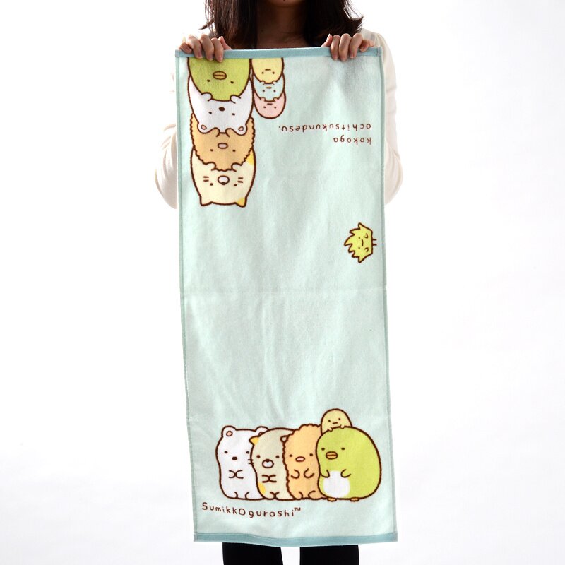 JAPAN Sumikko Gurashi Shirokumo Wht Loop Towel Face Hand Towel