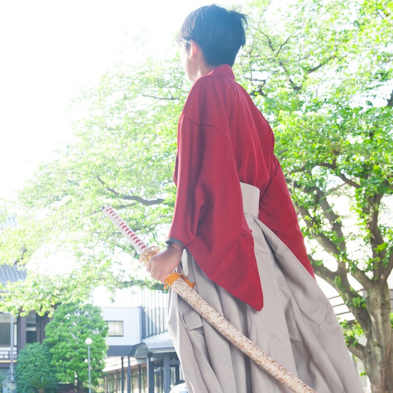 Inspired by Rurouni Kenshin Himura Kenshin Anime Cosplay Costumes