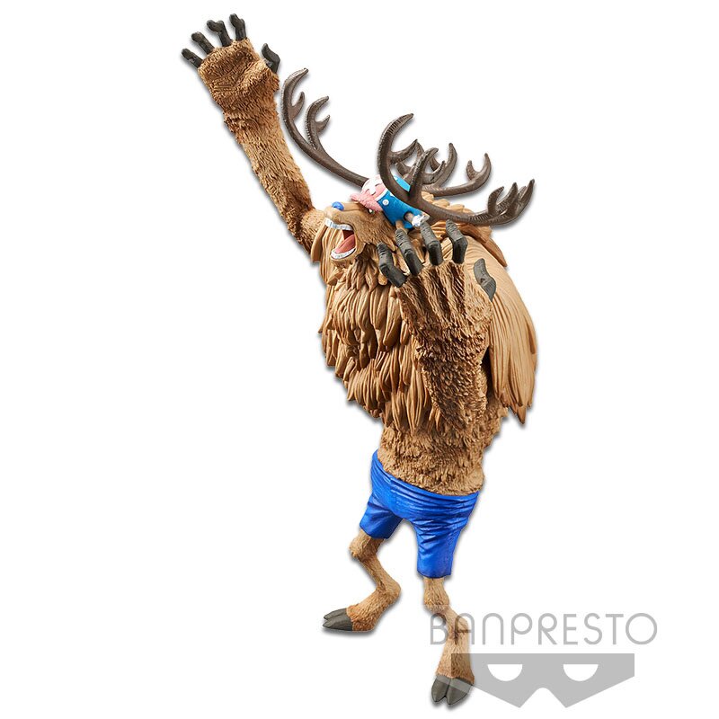 Banpresto Onepiece King of Artist The Tonytony Chopper Toy, Brown/Blue