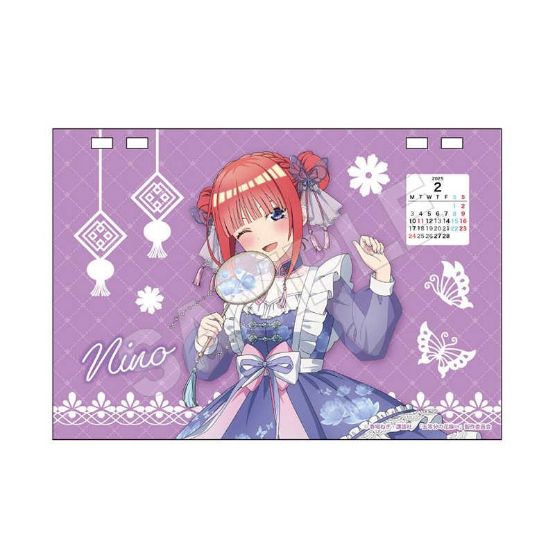 アニメ CALENDAR GIRL The Quintessential Quintuplets Specials Desktop Calendar 2025