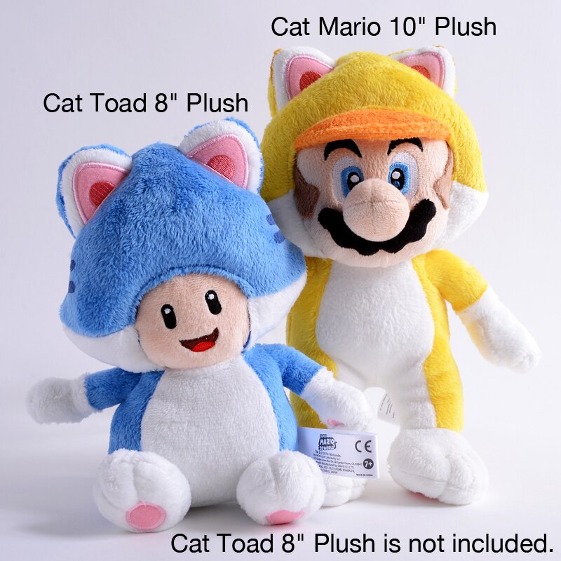 Super Mario - Cat Power Up Plushie - 4 Piece Set - Nintendo Tokyo