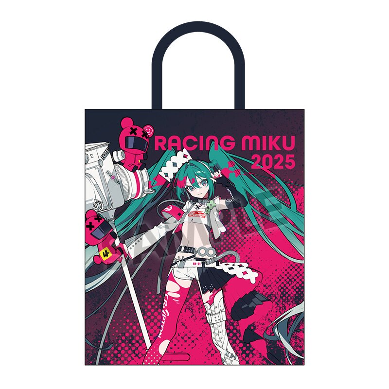 Racing Miku 2025 Gusseted Tote Bag Key Visual 1 Ver.: Hobby Stock