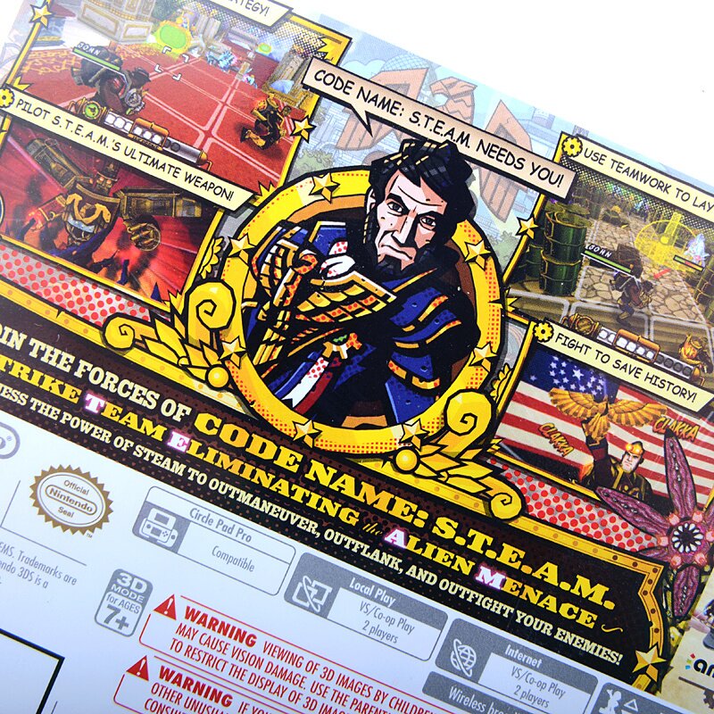 洋画・外国映画 Nintendo 3DS Code Name: S.T.E.A.M. (3DS) - Tokyo Otaku Mode (TOM)