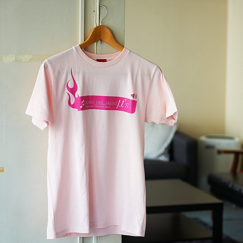 ★WAIKEI★ Love Love Pochaco Short Sleeve T-shirt Pink YKBE0 Love Live! Nico Yazawa T-Shirt - Tokyo Otaku Mode (TOM)