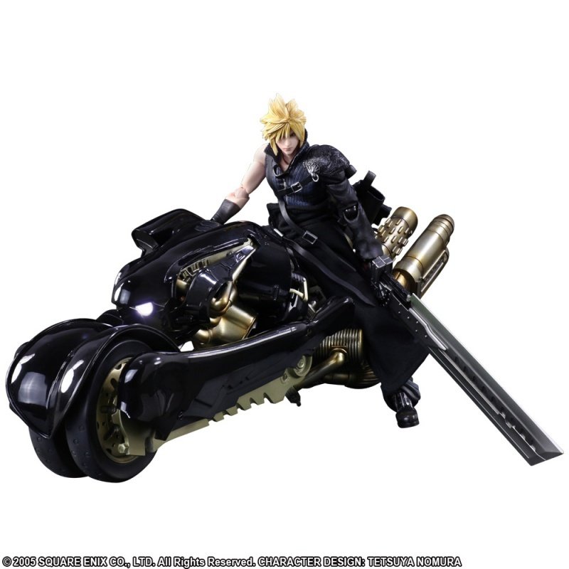 Play Arts Kai [Final Fantasy 7] Cloud & Fenrir Set: SQUARE ENIX