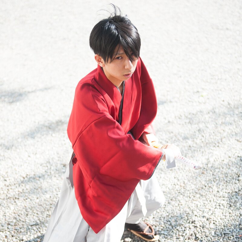  Himura Kenshin Cosplay Costume Anime Rurouni Kenshin