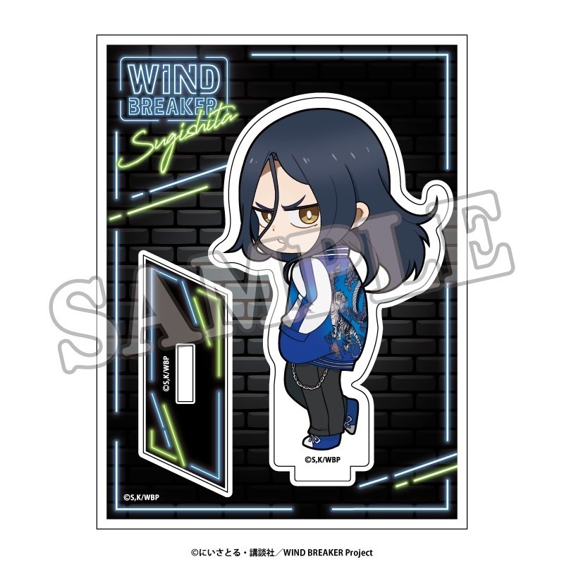 Wind Breaker Acrylic Stand Mini Character Street Ver. - Tokyo