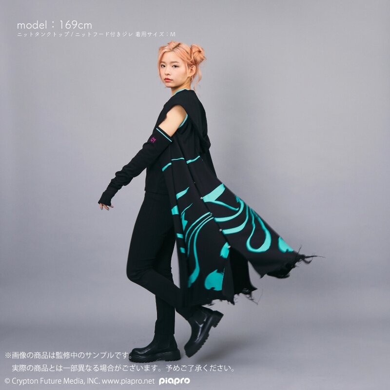 HATSUNE MIKU EXPO 10th Anniversary MV Model Knit Hood Gilet