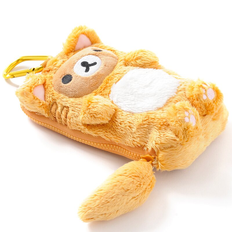 Rilakkuma Motto Nonbiri Neko Plush Pencil Case