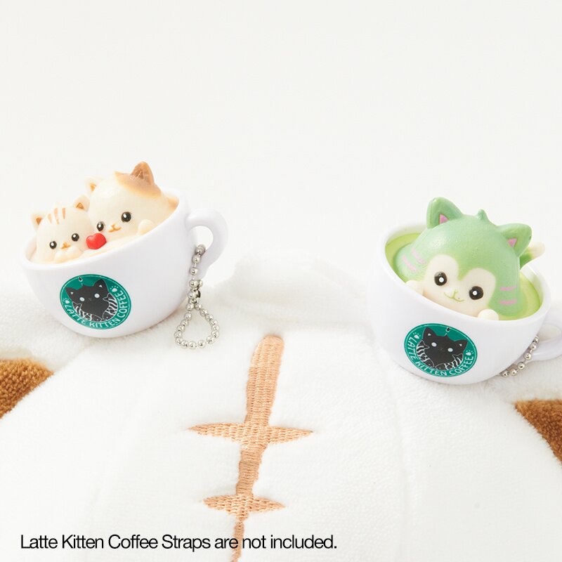 latte kitten coffee plush