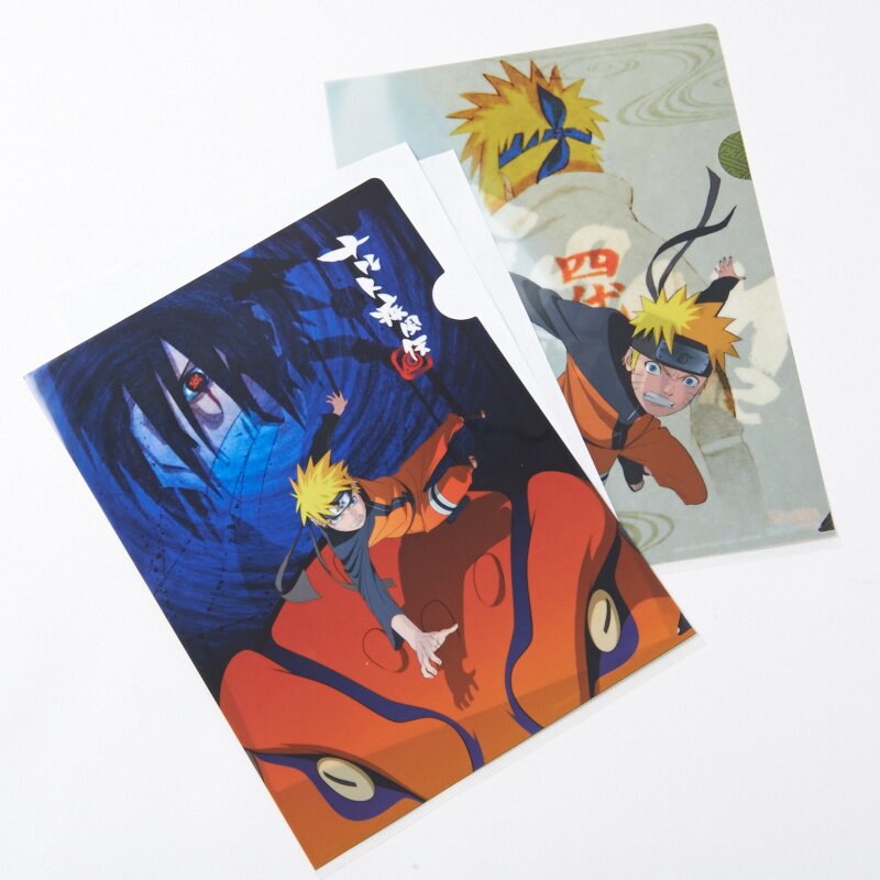 Naruto A4 Clear File Folder Shippuden 4th Fourth Hokage Minato Namikaze &  Naruto