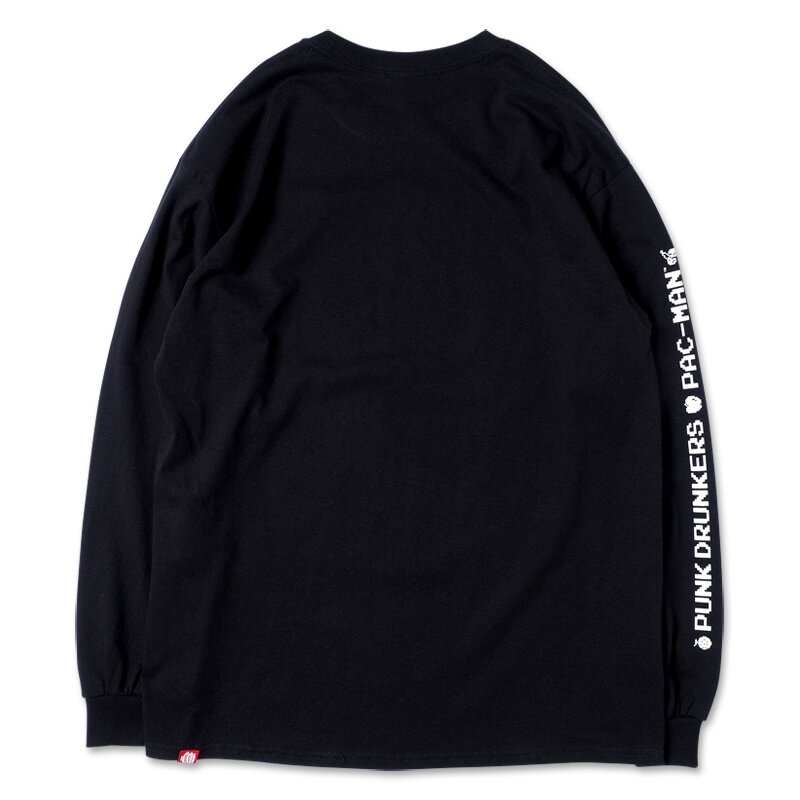 PDS x Pac-Man] Escape Black Long Sleeve T-Shirt - Tokyo