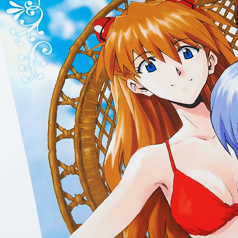 Rebuild of Evangelion Rei Asuka Mari Swimsuit Tapestry