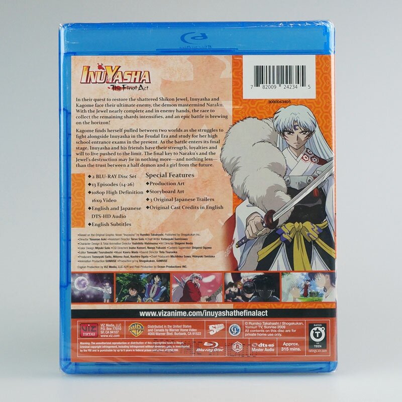 DVD INUYASHA (TEMPORADA 4 COMPLETA. EPISODIOS 100 - 132), DVD / BLU-RAY