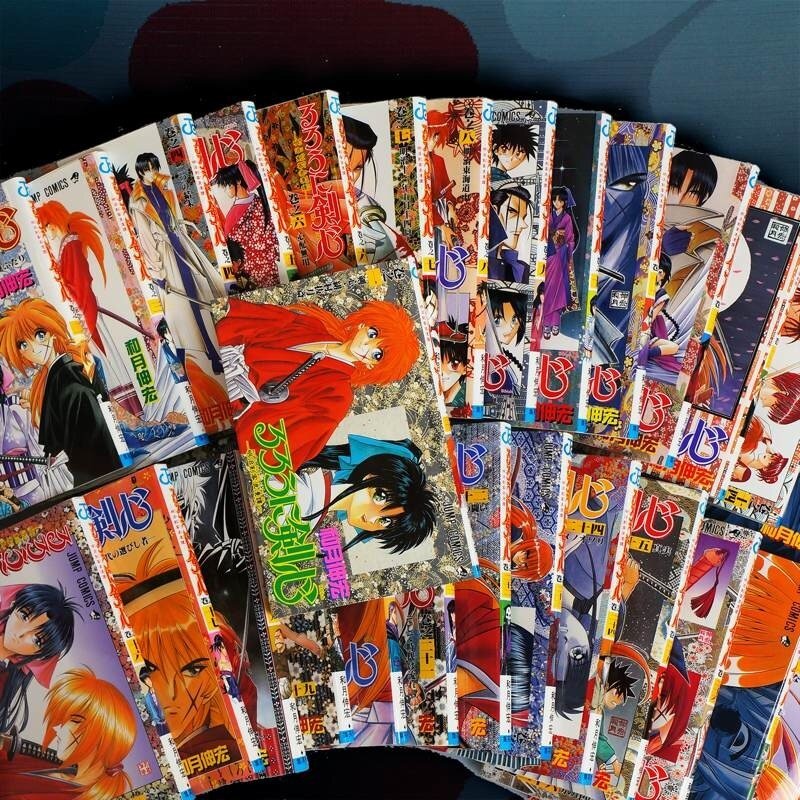 Rurouni Kenshin x Megumi Doujinshi Anime Manga Amazing Rare LOT of 9  Samurai X