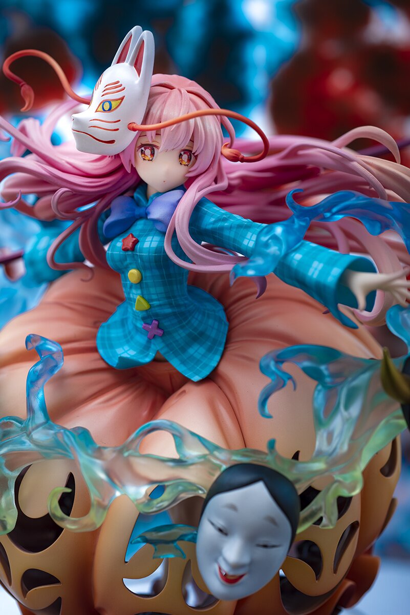 Touhou Project: Kokoro Hatano Light Equipment Ver (The Expressive Poker  Face) 1/8 Scale Figure by Ques Q