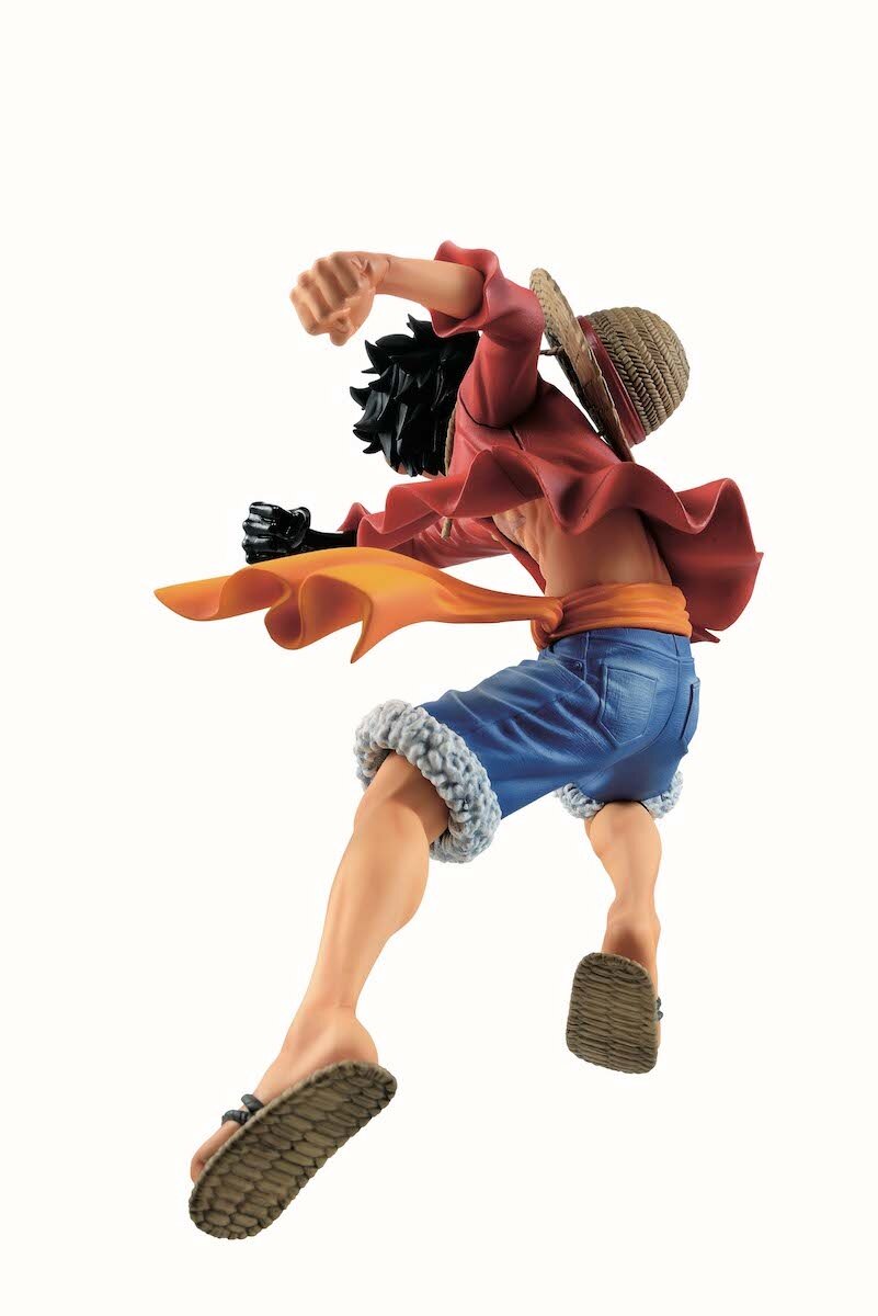 Bandai Ichibansho One Piece Dynamism Of Ha Monkey D. Luffy Action Figure Red