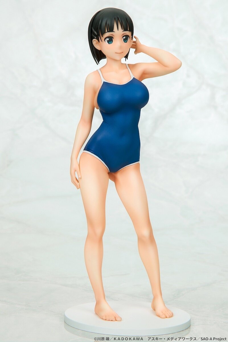 kirigaya suguha navy swimsuit ver